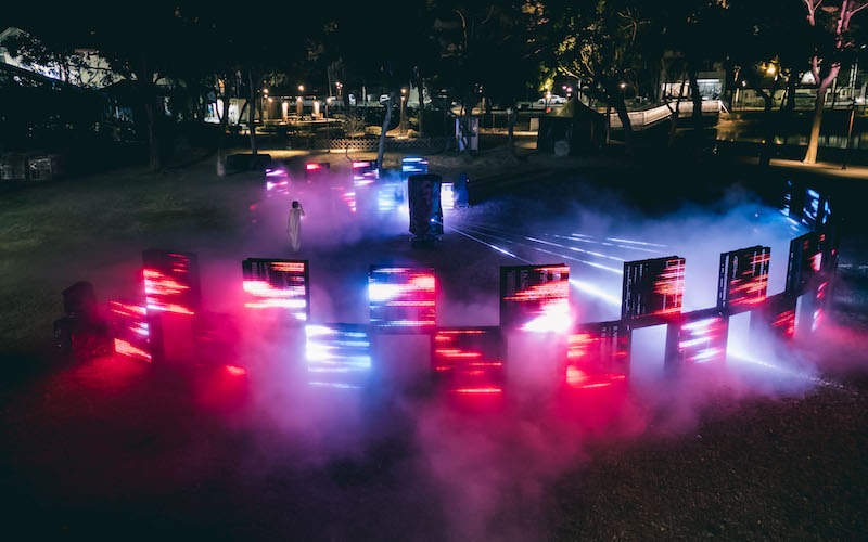 2026月津港燈節作品光蜂炮