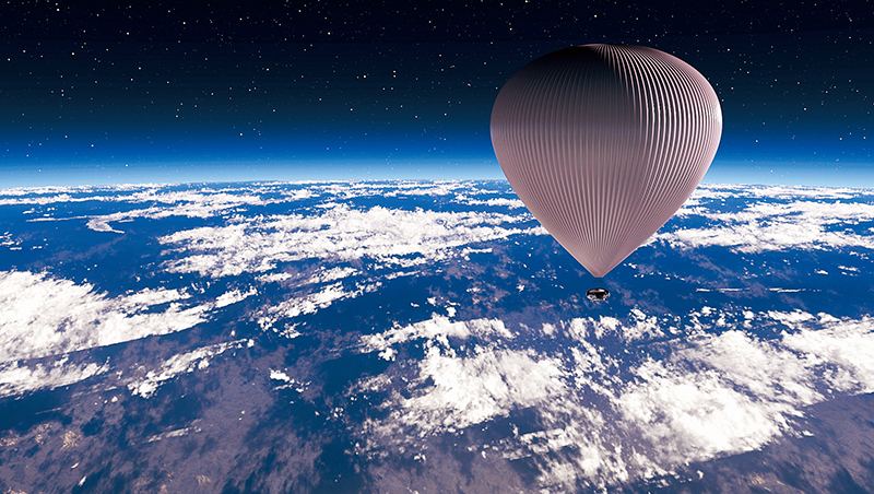 搭太空氣球去旅行　在2.5萬公尺高空開香檳是什麼感覺？