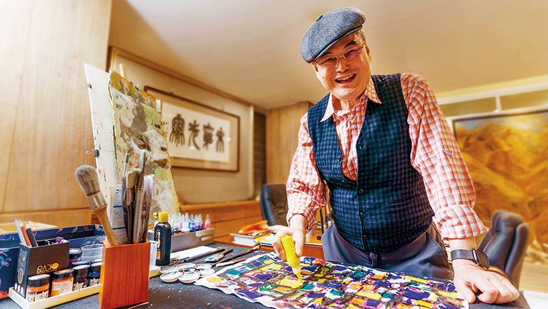 把商戰玩成一場大型創作　大金歐吉桑在畫布前學會孤獨的領航