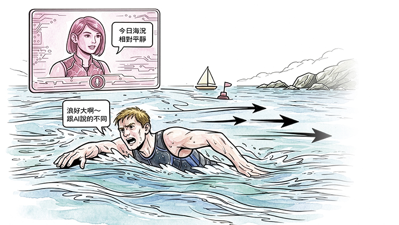 把AI當虛擬教練　科技能規畫課表但無法應付巨浪