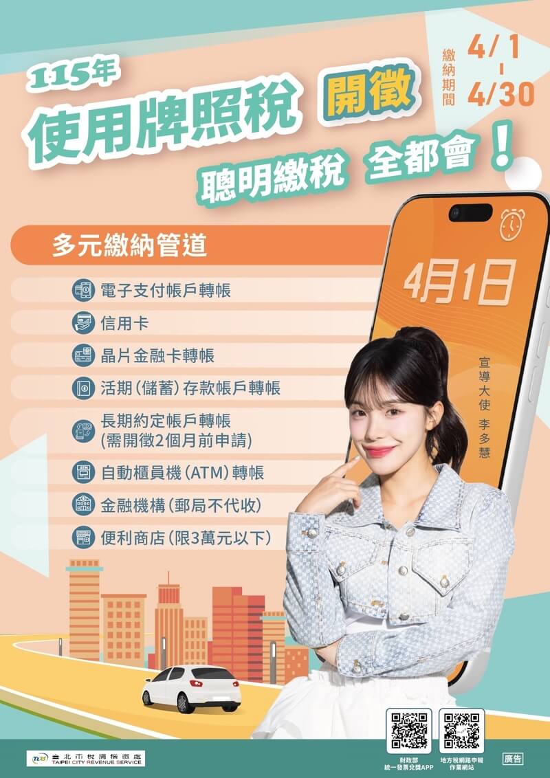 牌照稅繳費期限、管道