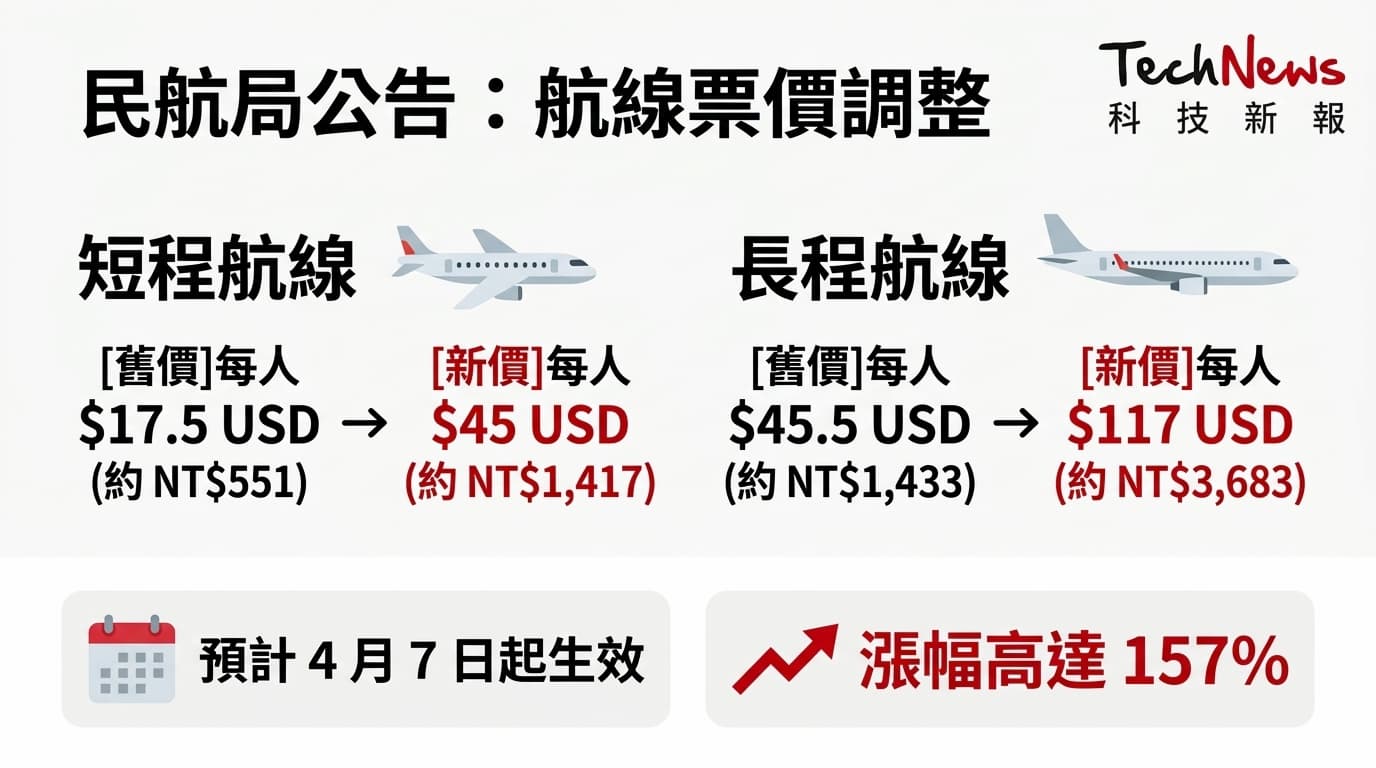 客運燃油附加費調漲