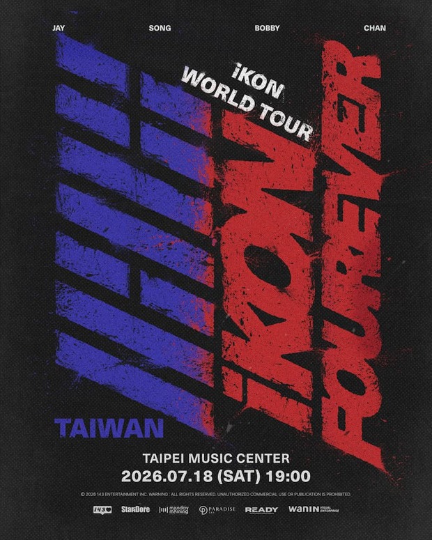 iKON FOUREVER WORLD TOUR IN TAIPEI