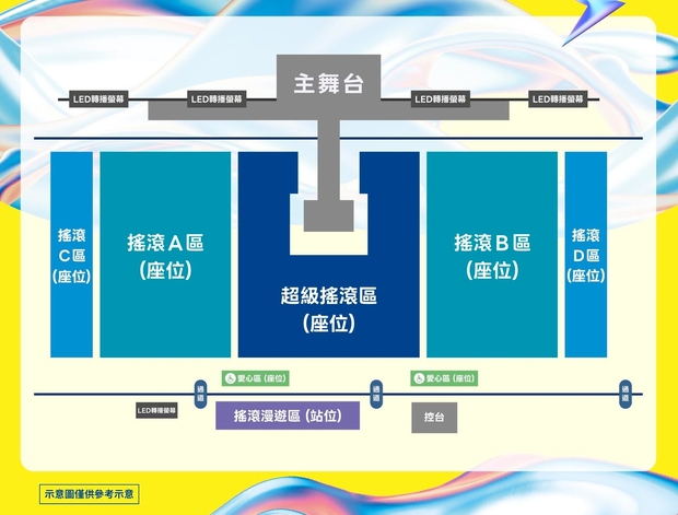 2026高雄啤酒節座位圖
