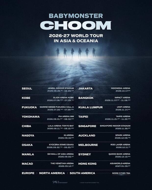 BABYMONSTER 11月台灣演唱會
