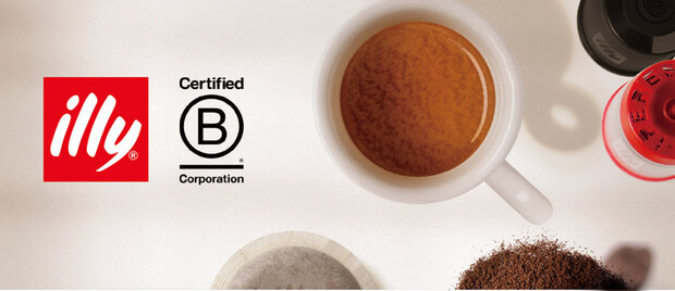 於2021年，illy咖啡成為第一家獲得 B Corp 認證的義大利咖啡品牌
