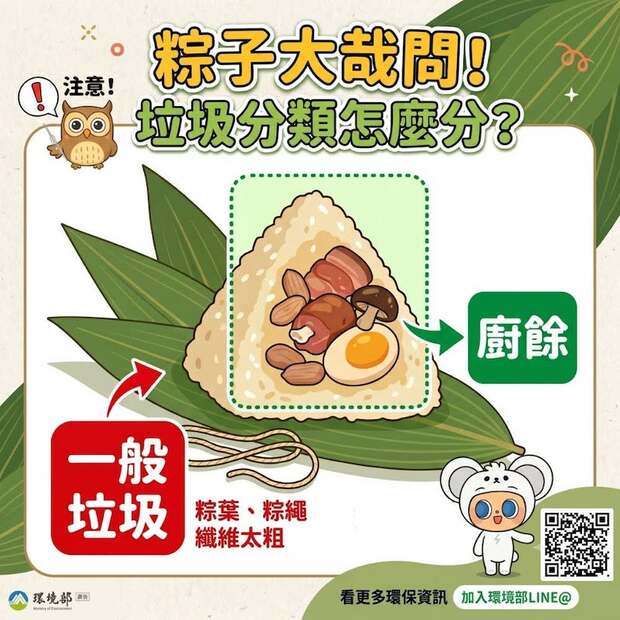 吃完粽子垃圾怎麼丟