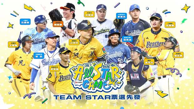 2026中職明星賽TEAM STAR先發名單