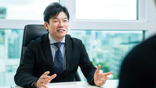 (圖說)松尾政志總經理表示，未來人才最重要的能力，在於懂得管理AI並做出正確決策。  （圖片提供／台灣大塚製藥）