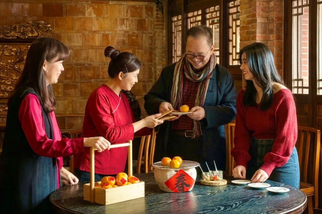 The One南園以「大宅院裡的年味」為主題，讓過年成為一趟文化漫遊。