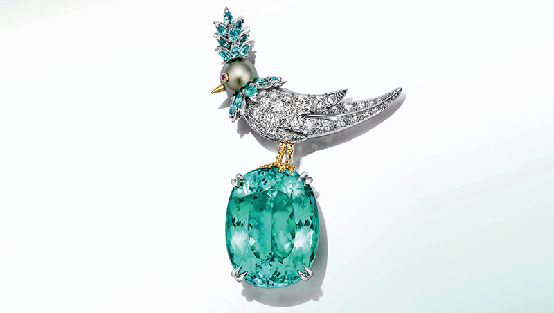 Tiffany & Co. 蒂芙尼百年歷史珠寶品牌  「石上鳥」高級珠寶系列珍稀逸品現身台灣