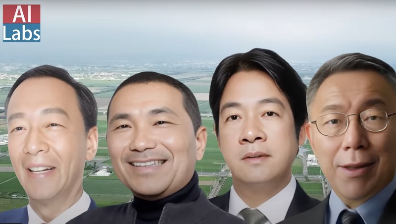 影片超鬧!4位總統參選人破冰大合唱?生成式AI時代你要更警覺