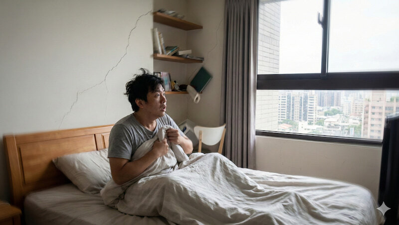 睡到一半遇到大地震怎麼辦？第一步不是逃跑，這5個動作更保命