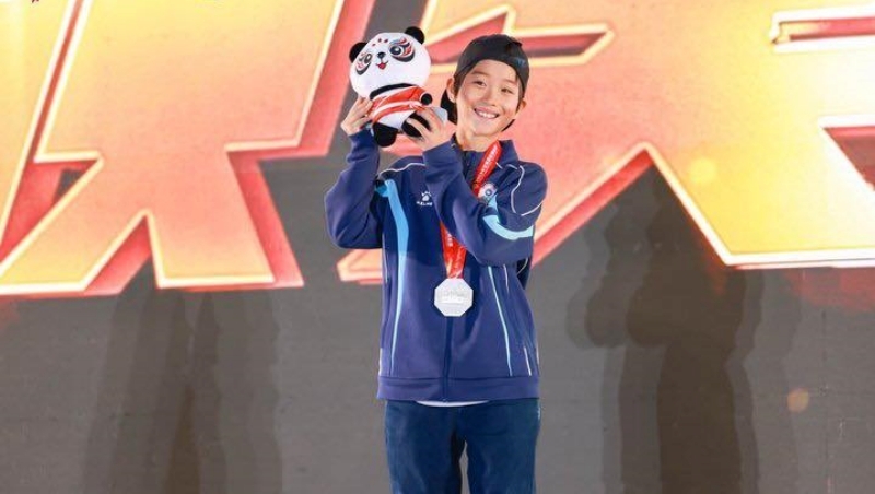 台灣史上第1人！11歲滑板新星葉子陽亞錦賽逆襲摘銀，教練：他不想只當觀眾