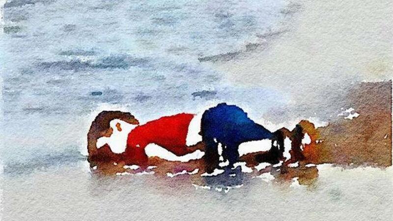 還記得伏屍沙灘的小難民艾倫嗎？他也是穆斯林...請記住！穆斯林≠恐怖分子