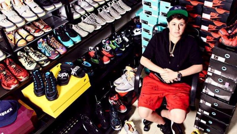 美國知名DJ、名媛女星都找他拿貨》他才16歲，靠賣「限量球鞋」年營收上看3千萬