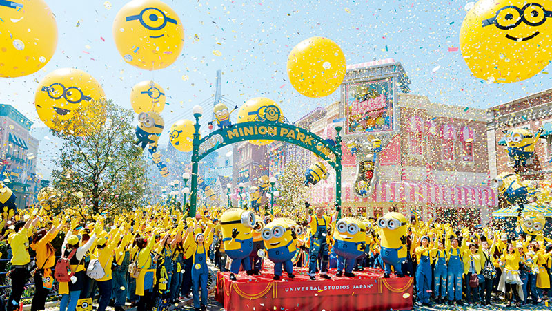 全球最大的小小兵樂園在日本大阪開幕，為5月初的黃金週長假暖身。
