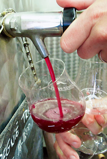 因為特別甜美多果香，薄酒萊的葡萄農特別將發酵中的葡萄汁稱為「天堂酒」。
